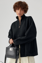 В'язаний кардиган оверсайз на блискавці В'язаний кардиган оверсайз на блискавці