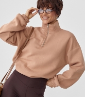 Однотонний спортивний світшот з начосом