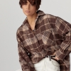 Тепла сорочка в клітинку з накладною кишенею LX-10706428 Тепла сорочка в клітинку з накладною кишенею LX-10706428