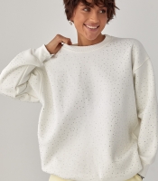 Теплий світшот із термостразами