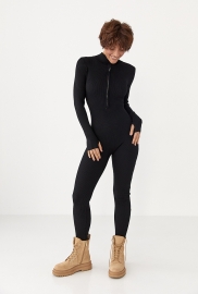 Трикотажний комбінезон в рубчик Трикотажний комбінезон в рубчик