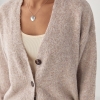 В'язаний вільний кардиган на ґудзиках LX-10707715 В'язаний вільний кардиган на ґудзиках LX-10707715
