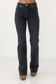 Жіночі прямі джинси з високою посадкою Жіночі прямі джинси з високою посадкою