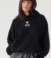 Утеплене худі з капюшоном