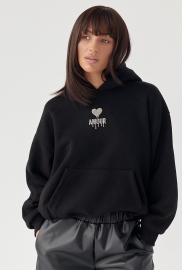 Утеплене худі з капюшоном