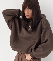 Утеплене худі з капюшоном