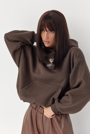 Утеплене худі з капюшоном