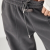 Однотонні теплі спортивні штани із затяжками внизу LX-10710810 Однотонні теплі спортивні штани із затяжками внизу LX-10710810