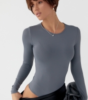 Еластичне однотонне боді