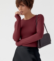 Еластичне однотонне боді