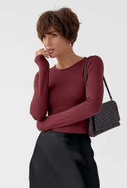 Еластичне однотонне боді