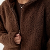 Жіночий кардиган із хутра Тедді на блискавці  LX-10711651