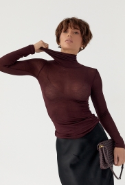 Напівпрозорий гольф у сітку