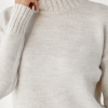 В'язаний светр з горловиною-стійкою  LX-10712126