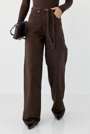 Шоколадні широкі джинси Шоколадні широкі джинси