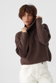 Базовий теплий гольф у рубчик