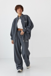 Зимовий спортивний костюм з написами