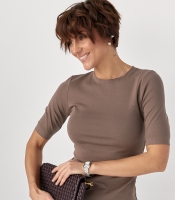 Трикотажна однотонна американка