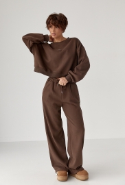 Вільний теплий спортивний костюм