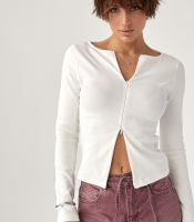 Приталений лонг на блискавці