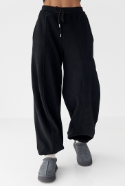 Спортивні штани палаццо з накладною кишенею Спортивні штани палаццо з накладною кишенею