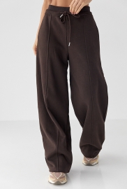 Спортивні штани палаццо з накладною кишенею Спортивні штани палаццо з накладною кишенею