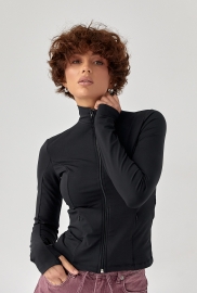 Спортивна еластична кофта на блискавці Спортивна еластична кофта на блискавці