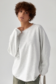 Лонгслів вільного крою з рукавами-реглан Лонгслів вільного крою з рукавами-реглан