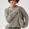 В'язана вільна кофта меланж LX-10716815 В'язана вільна кофта меланж LX-10716815
