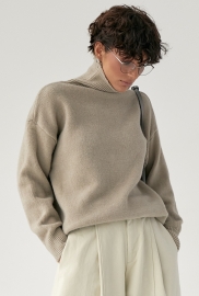 В'язаний теплий базовий гольф