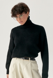 В'язаний теплий базовий гольф