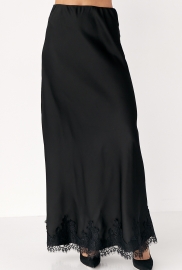 Сатинова спідниця з мереживом Сатинова спідниця з мереживом