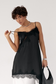 Сатинова майка з мереживом Сатинова майка з мереживом