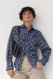 Сорочка в клітинку з акцентом на талію