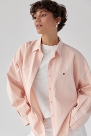 Котонова сорочка з вишитим написом