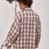 Сорочка в клітинку з відкладним комірцем  LX-10722828