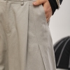 Котонові штани палаццо зі складками  LX-10727910