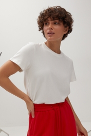 Однотонна трикотажна футболка