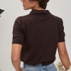 Однотонне в'язане поло  LX-10730251