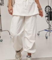 Жіночі штани з плащівки зі спідницею