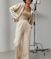 Вільний спортивний костюм із худі та прямими штанами