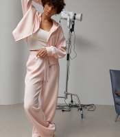 Вільний спортивний костюм із худі та прямими штанами