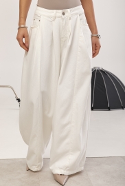 Широкі однотонні джинси Palazzo Широкі однотонні джинси Palazzo