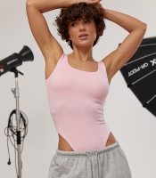 Жіноче однотонне трикотажне боді