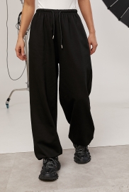 Однотонні спортивні штани-палаццо Однотонні спортивні штани-палаццо