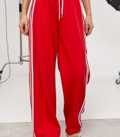 Широкі спортивні штани з лампасами