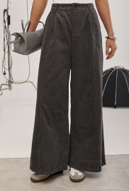 Вельветові короткі широкі штани