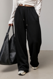 Однотонні спортивні штани палаццо