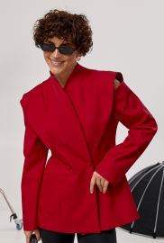 Елегантний піджак з вирізами на плечах