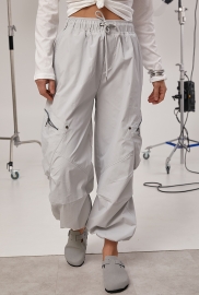 Плащові штани карго з кишенями